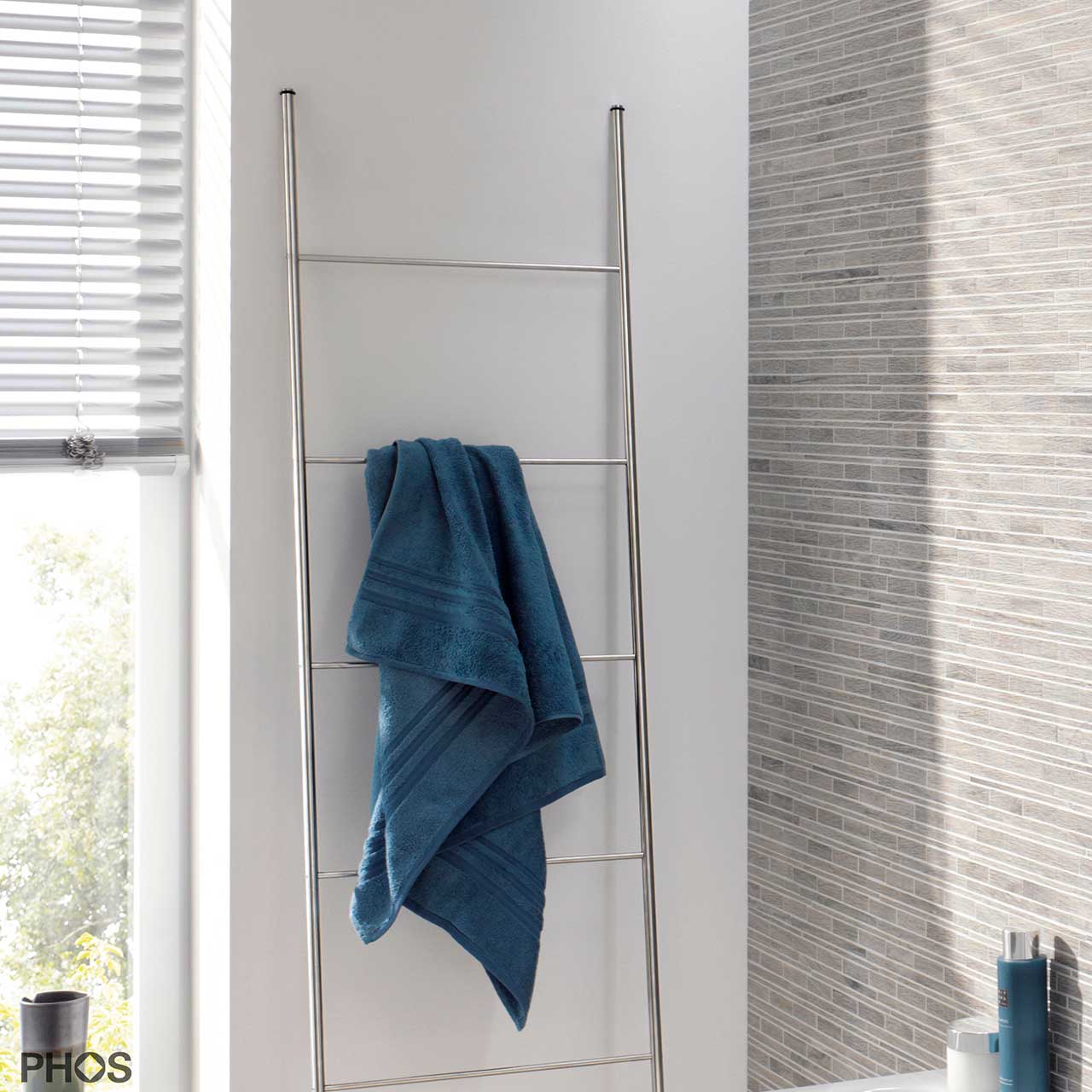 PHOS Stand Handtuchleiter HTL - Stehend - Edelstahl PHOS Stand Handtuchleiter HTL - Stehend - Edelstahl