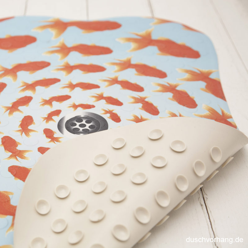 Antirutsch Badematte Gummi Design Goldfisch 70x40cm Antirutsch Badematte Gummi Design Goldfisch 70x40cm