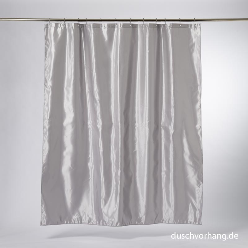 Duschvorhang Textil Silber 180x200 Duschvorhang Textil Silber 180x200