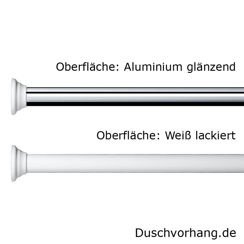 Universal Duschvorhangstange - Aluminium Universal Duschvorhangstange - Aluminium