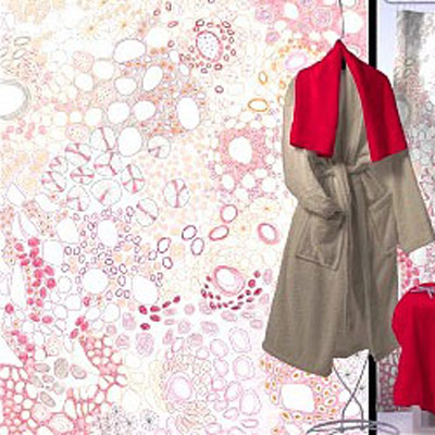 Duschvorhang 180x200 SJAAK Rot Duschvorhang 180x200 SJAAK Rot