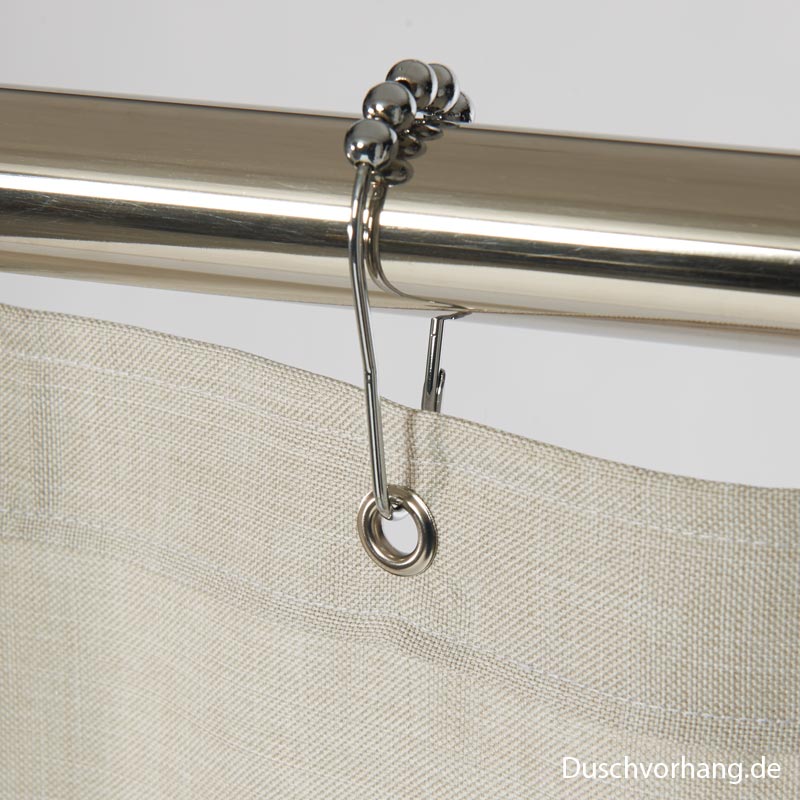 Textil Duschvorhang Beige 180x200 Textil Duschvorhang Beige 180x200