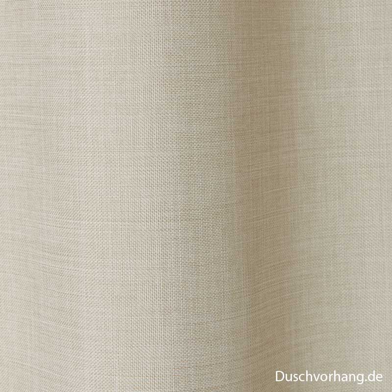 Textil Duschvorhang Beige 180x200