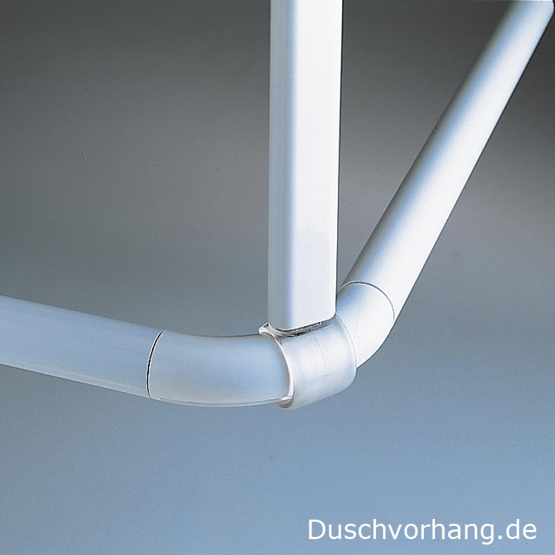 Deckenhalterung für Duschvorhangstange Universal - Aluminium Deckenhalterung für Duschvorhangstange Universal - Aluminium