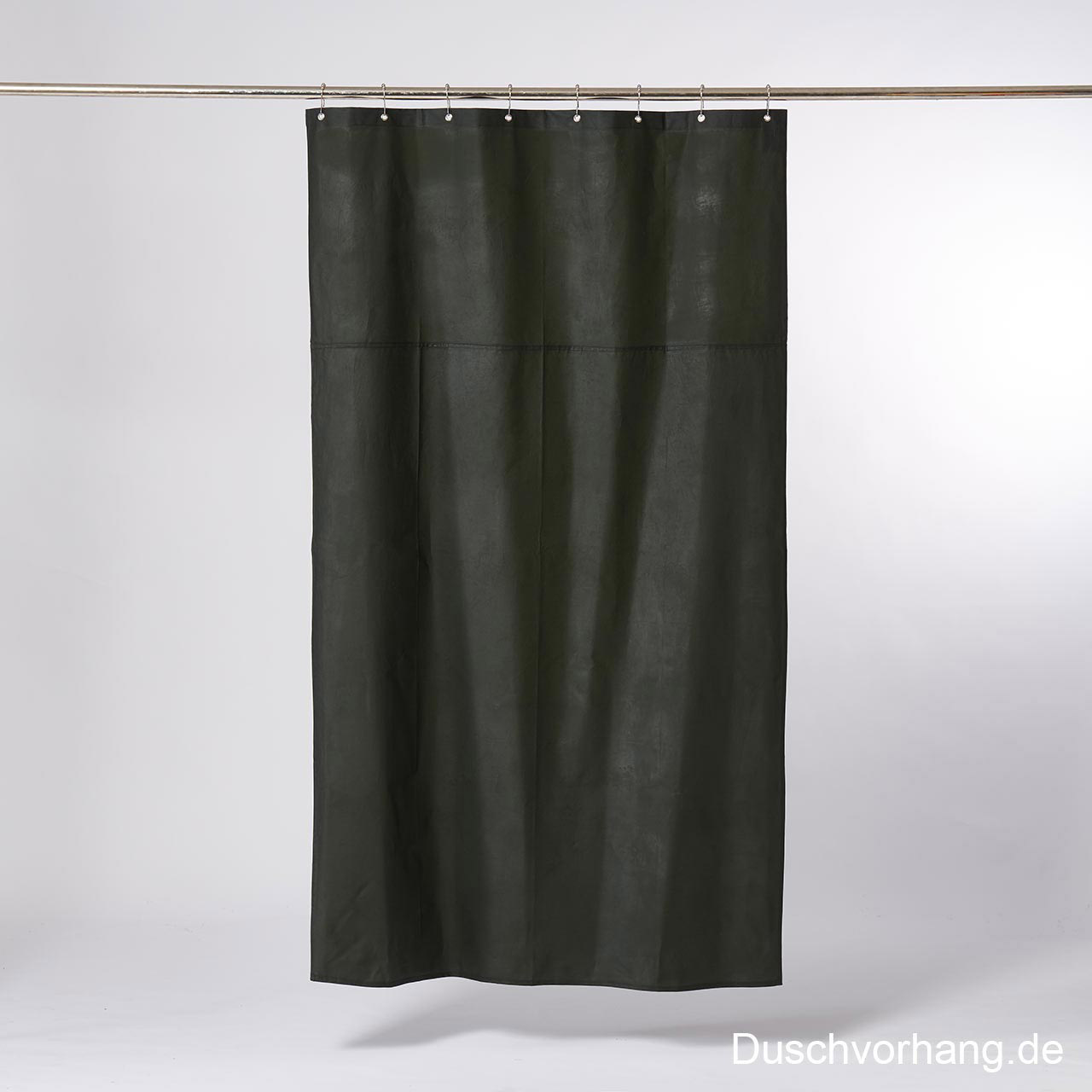 DUWAX Textil Duschvorhang Grün