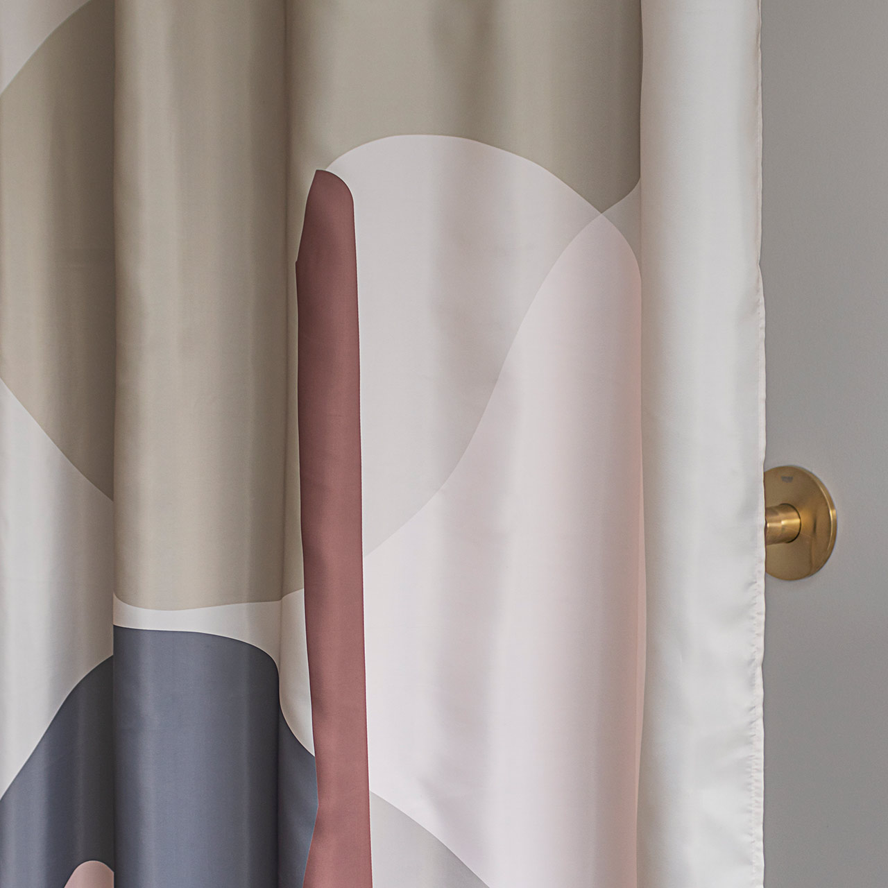 Textil Duschvorhang beige 150x200 Gallery Textil Duschvorhang beige 150x200 Gallery