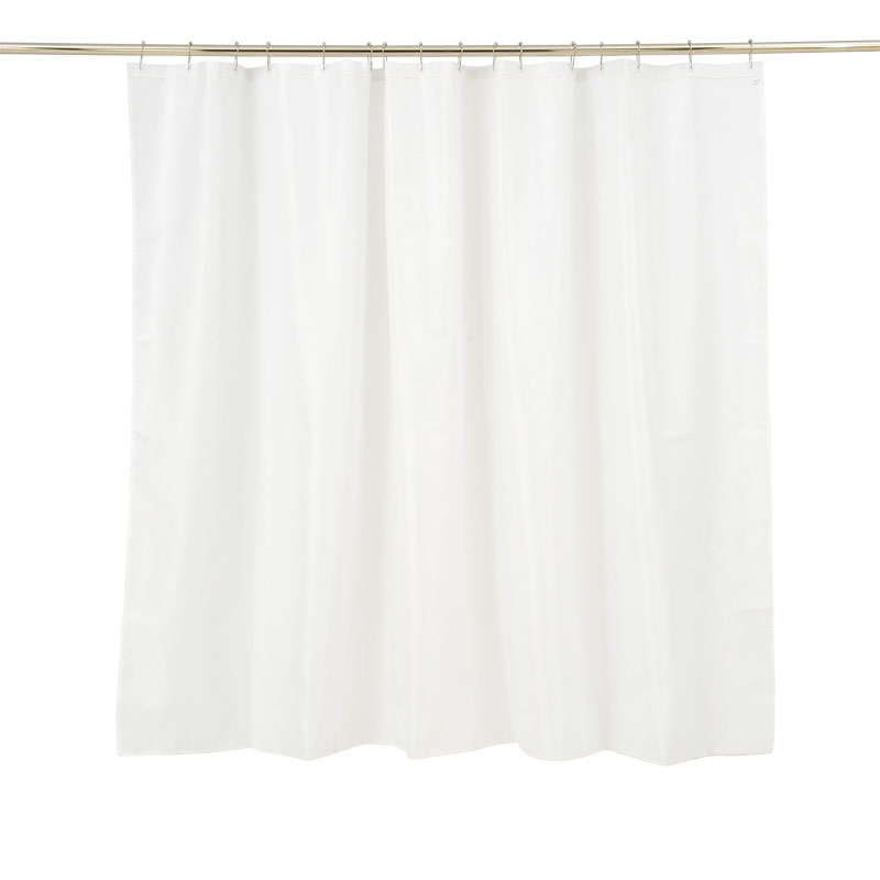Duschvorhang Textil Weiß 180x180 Trevira CS Duschvorhang Textil Weiß 180x180 Trevira CS