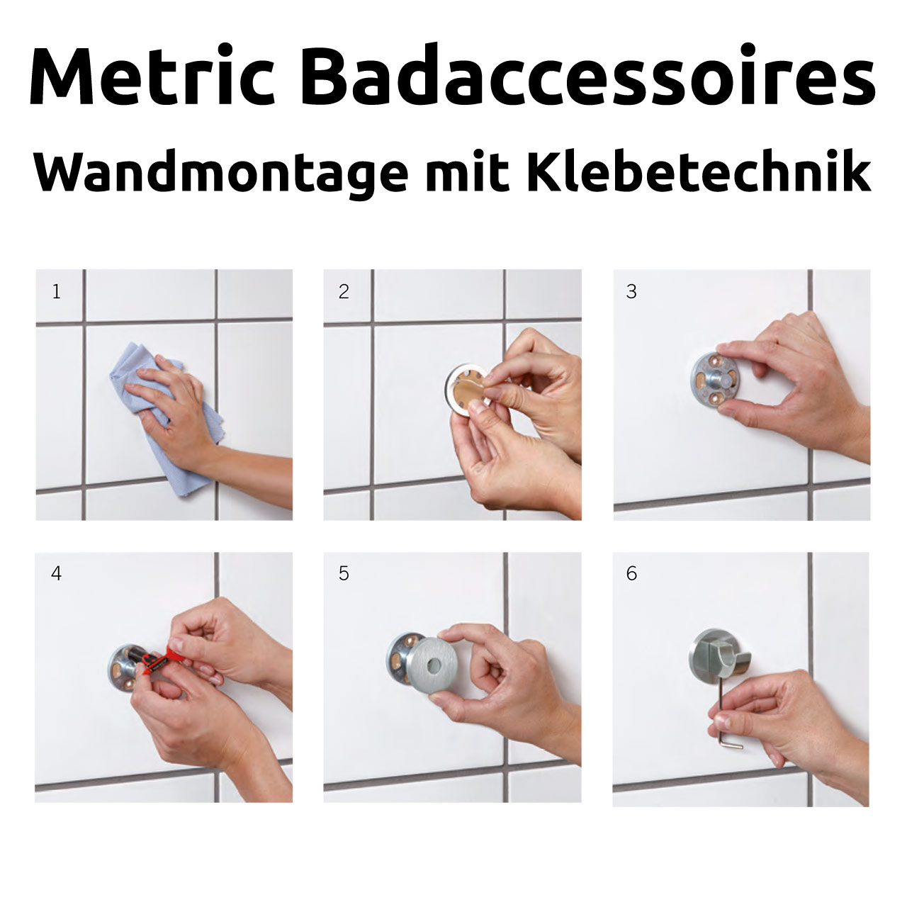 Bademantel - Handtuchhalter - Haken - Lang - FSB Metric Edelstahl