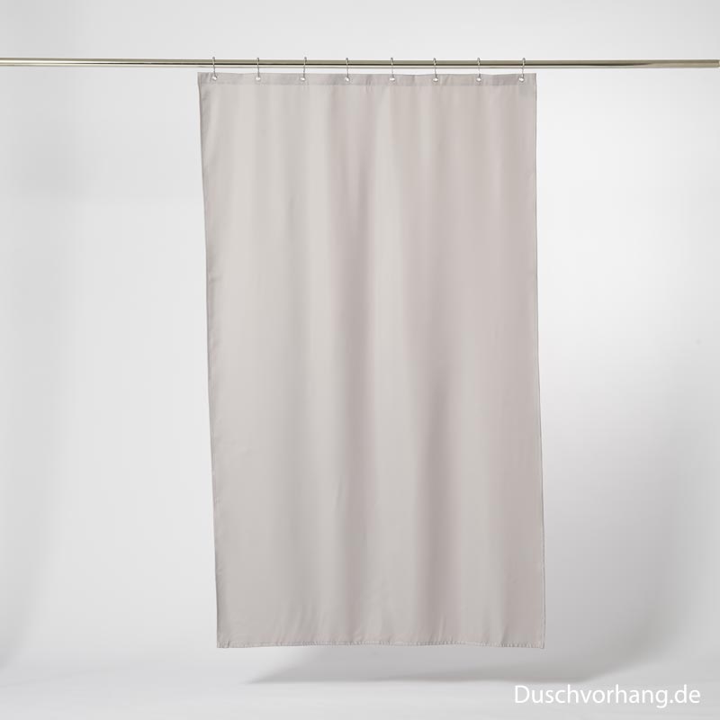 Duschvorhang Textil Grau Trevira CS, verschiedene Größen