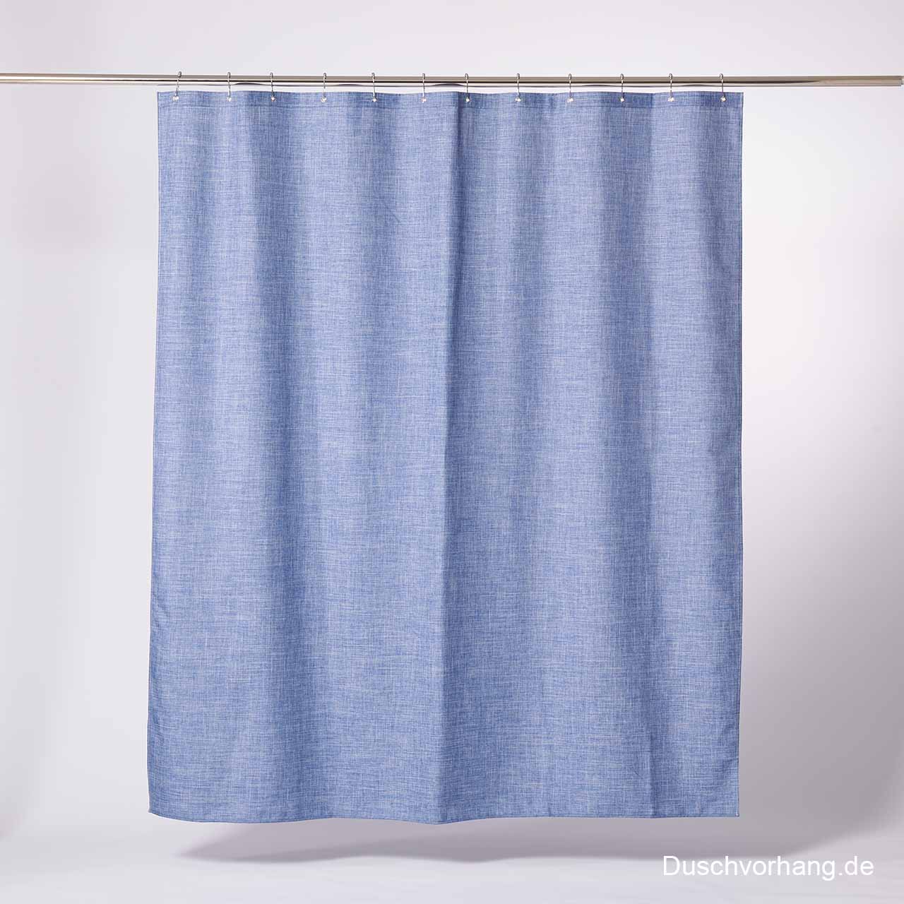 Textil Duschvorhang Blau 180x200