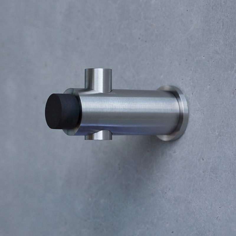 PHOS Handtuchhalter mit Wandtürstopper Funktion - Edelstahl PHOS Handtuchhalter mit Wandtürstopper Funktion - Edelstahl