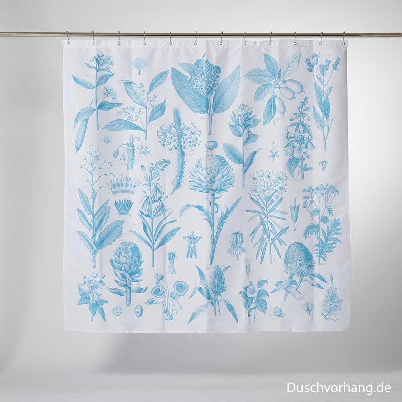 Duschvorhang Textil 180x180 Botanik Duschvorhang Textil 180x180 Botanik