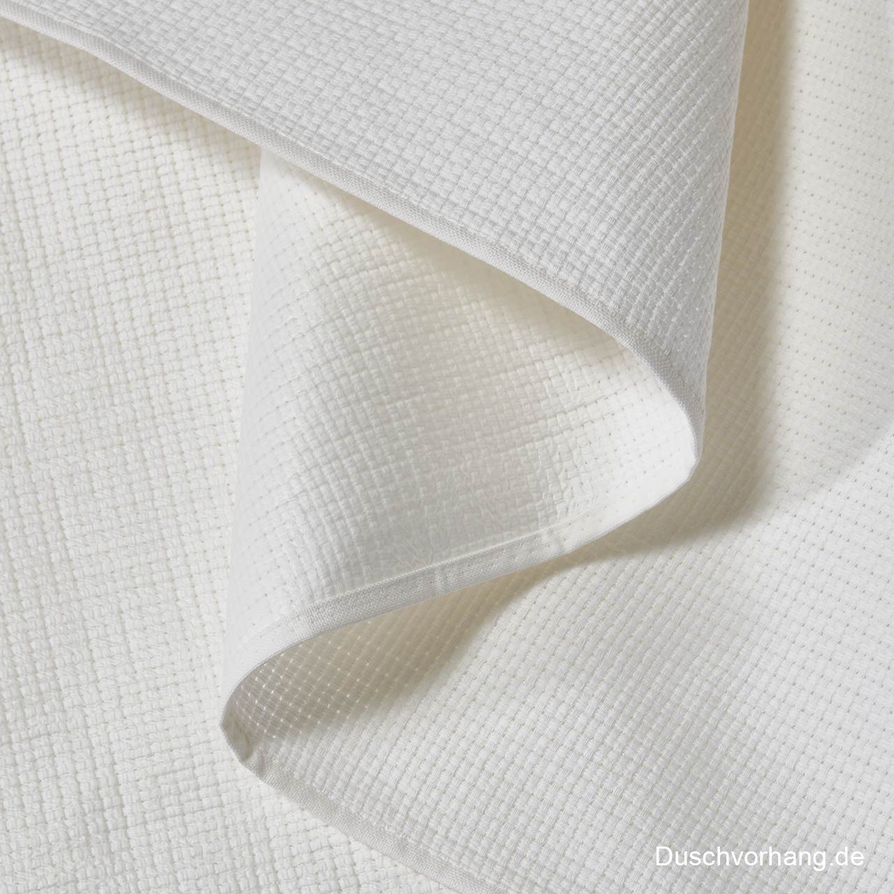 Duschvorhang Textil 120x200 Piquee Weiss Duschvorhang Textil 120x200 Piquee Weiss