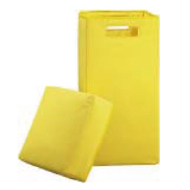 Wäschekorb mit Deckel, Henkel, faltbar - Gelb - 30x30x60cm Wäschekorb mit Deckel, Henkel, faltbar - Gelb - 30x30x60cm