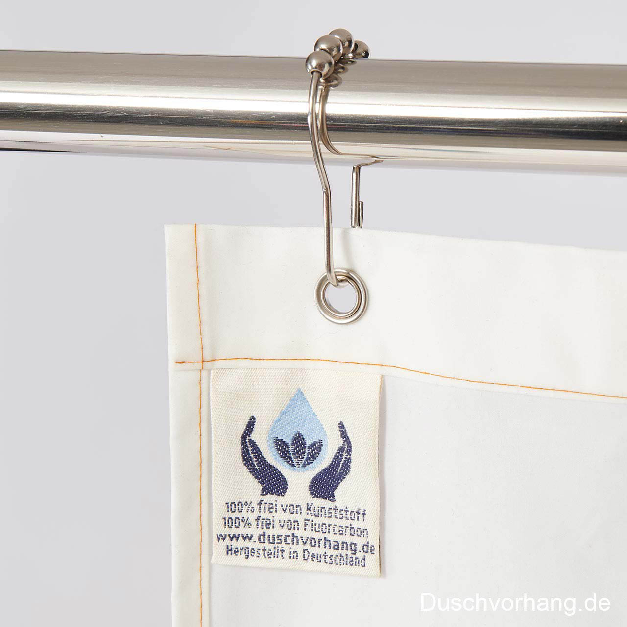 DUWAX Textil Duschvorhang Gelb Natur DUWAX Textil Duschvorhang Gelb Natur