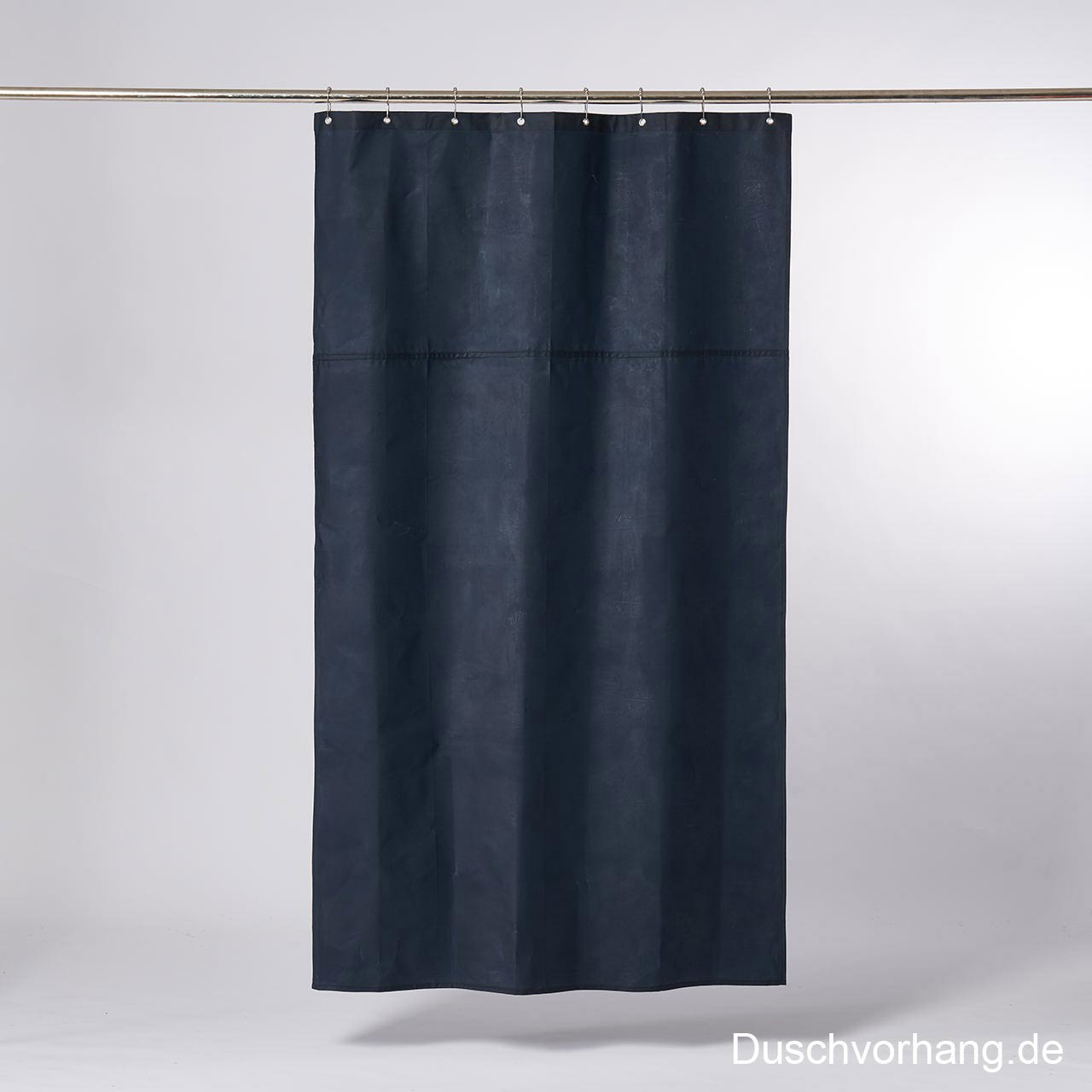 DUWAX Textil Duschvorhang Blau