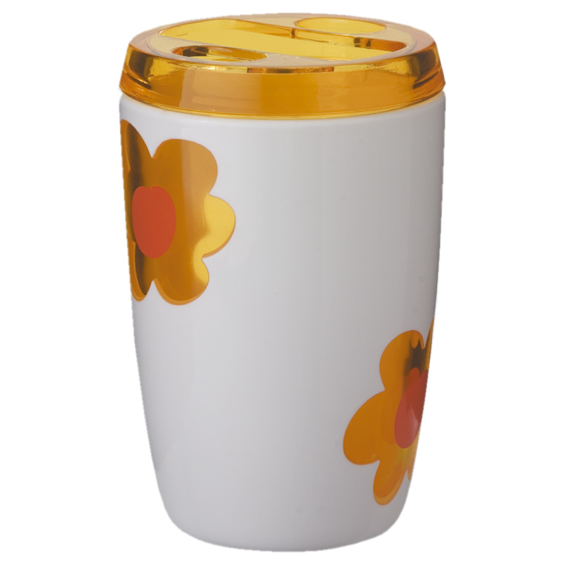 Kinder Zahnputzbecher Blume Spring Yellow