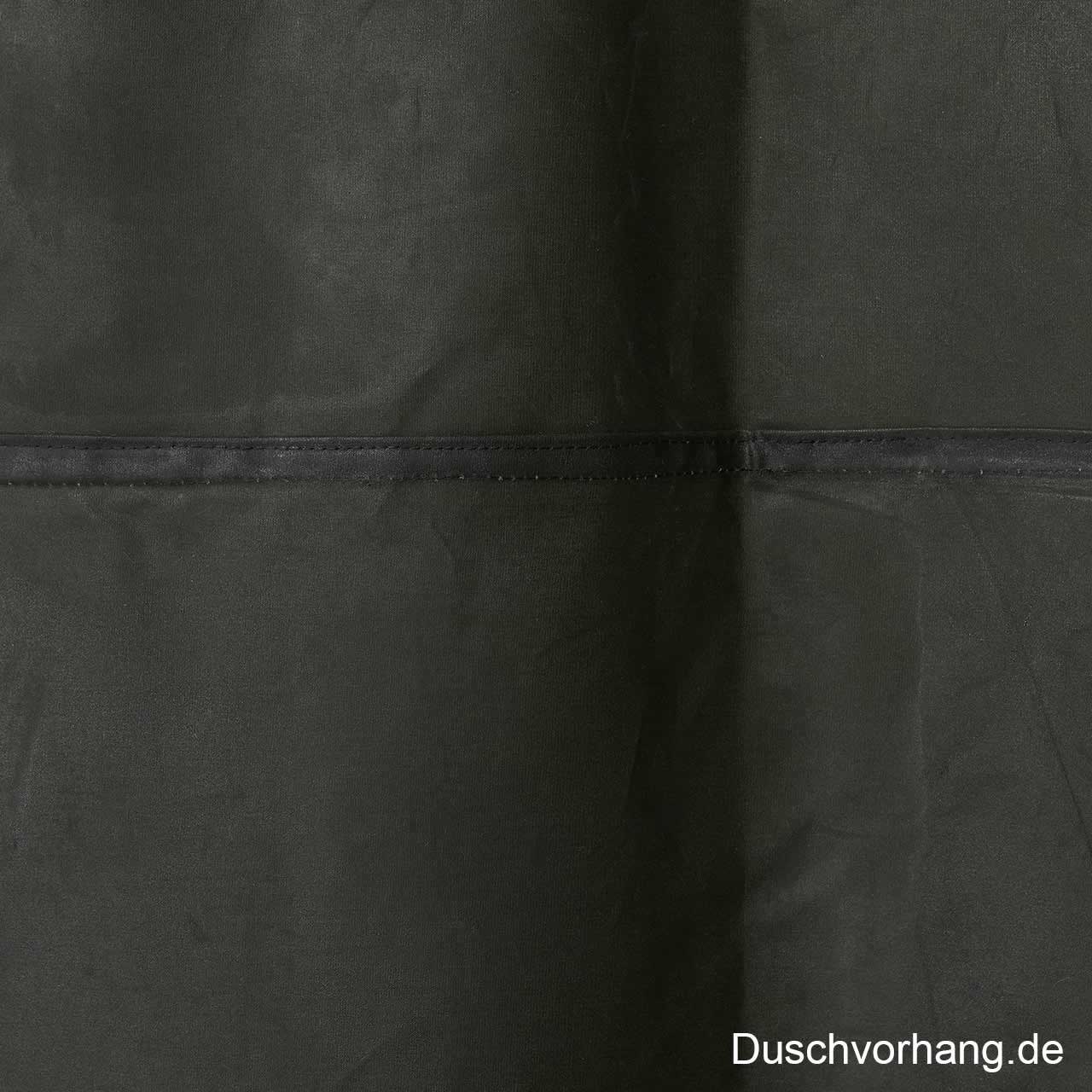 DUWAX Textil Duschvorhang Grün