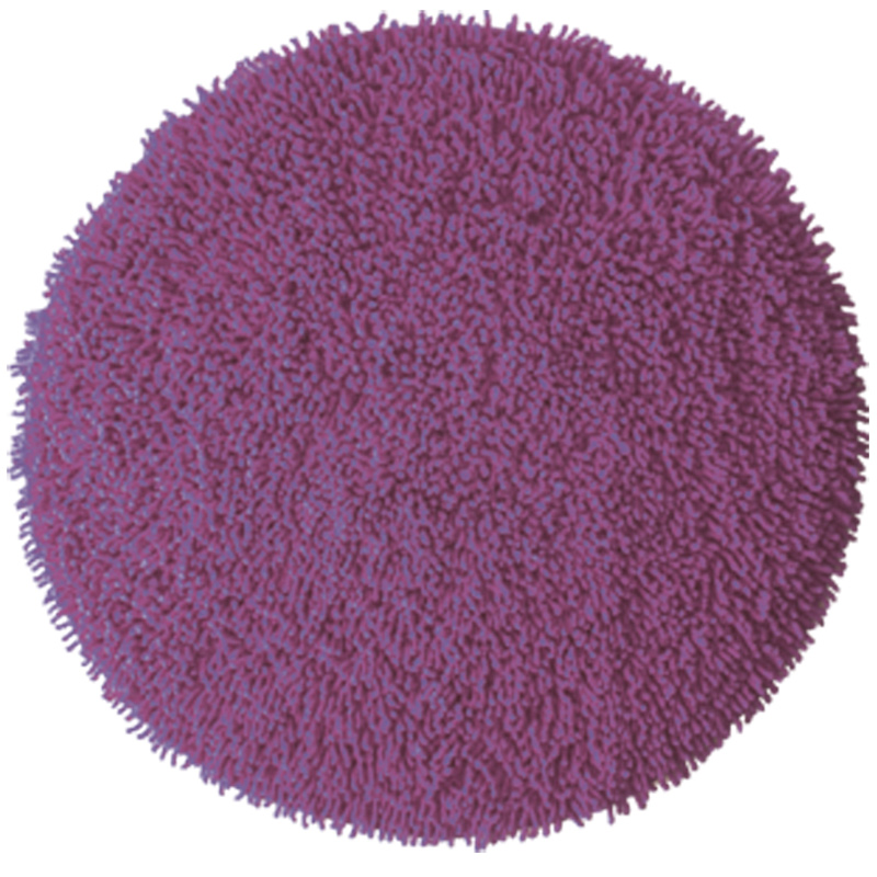 Badezimmerteppich rund Chenille Brombeer Badezimmerteppich rund Chenille Brombeer