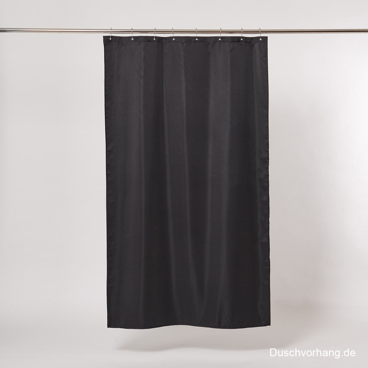 Duschvorhang Textil Schwarz Trevira CS Duschvorhang Textil Schwarz Trevira CS