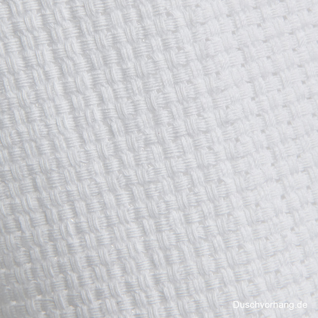 Duschvorhang Textil 120x200 Piquee Weiss