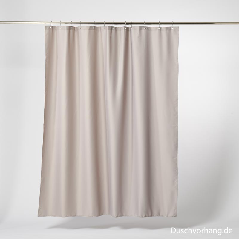 Duschvorhang Textil Grau Trevira CS, verschiedene Größen Duschvorhang Textil Grau Trevira CS, verschiedene Größen