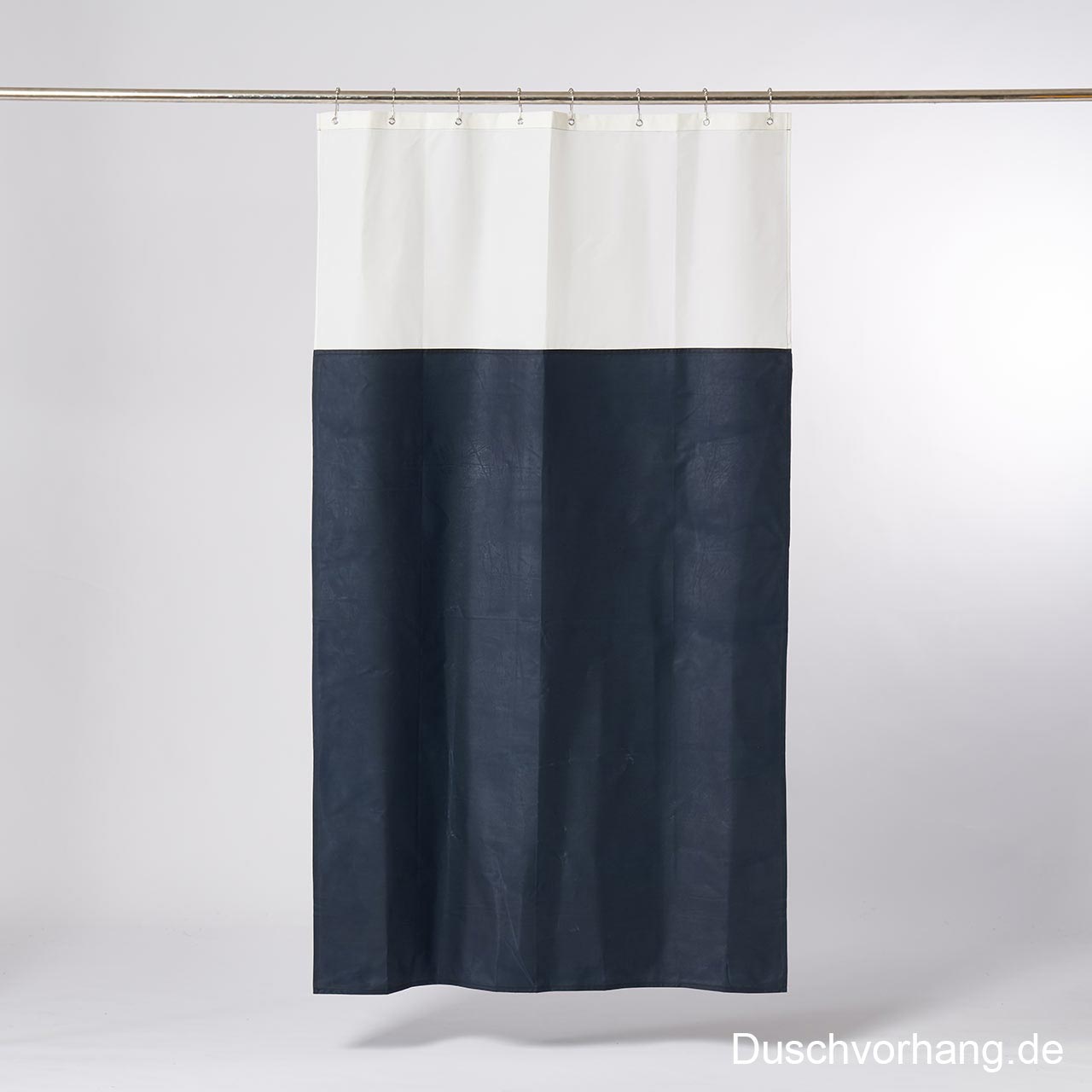 DUWAX Textil Duschvorhang Blau Natur DUWAX Textil Duschvorhang Blau Natur