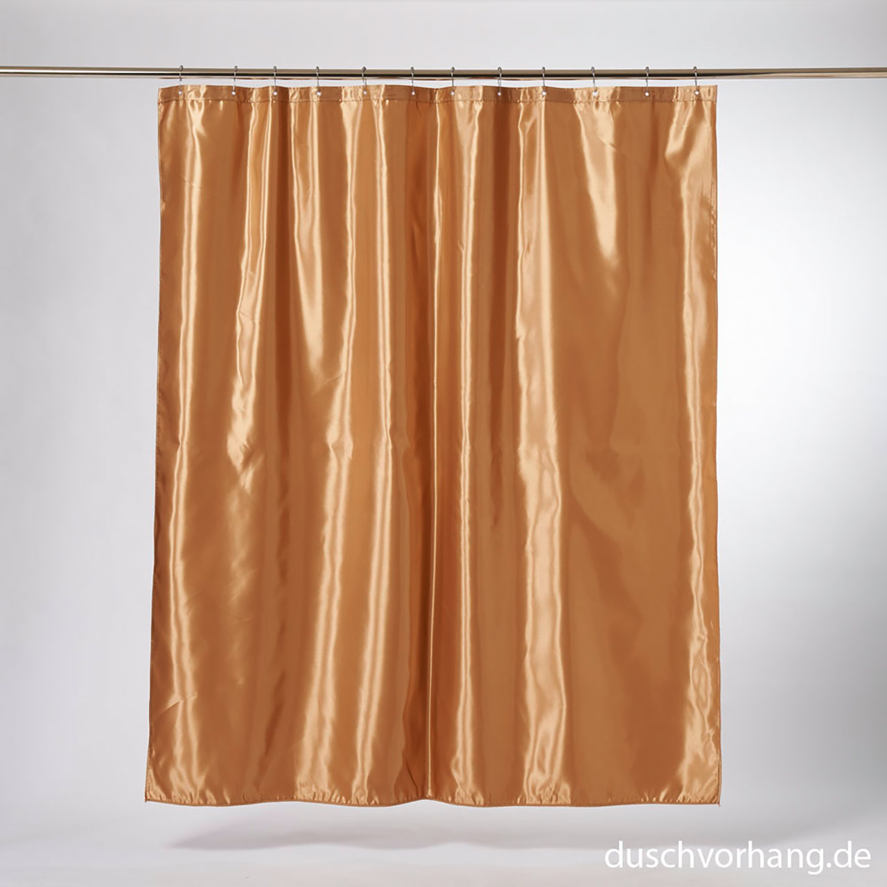Textil Duschvorhang Gold 180x200 Textil Duschvorhang aus Gold Gewebe