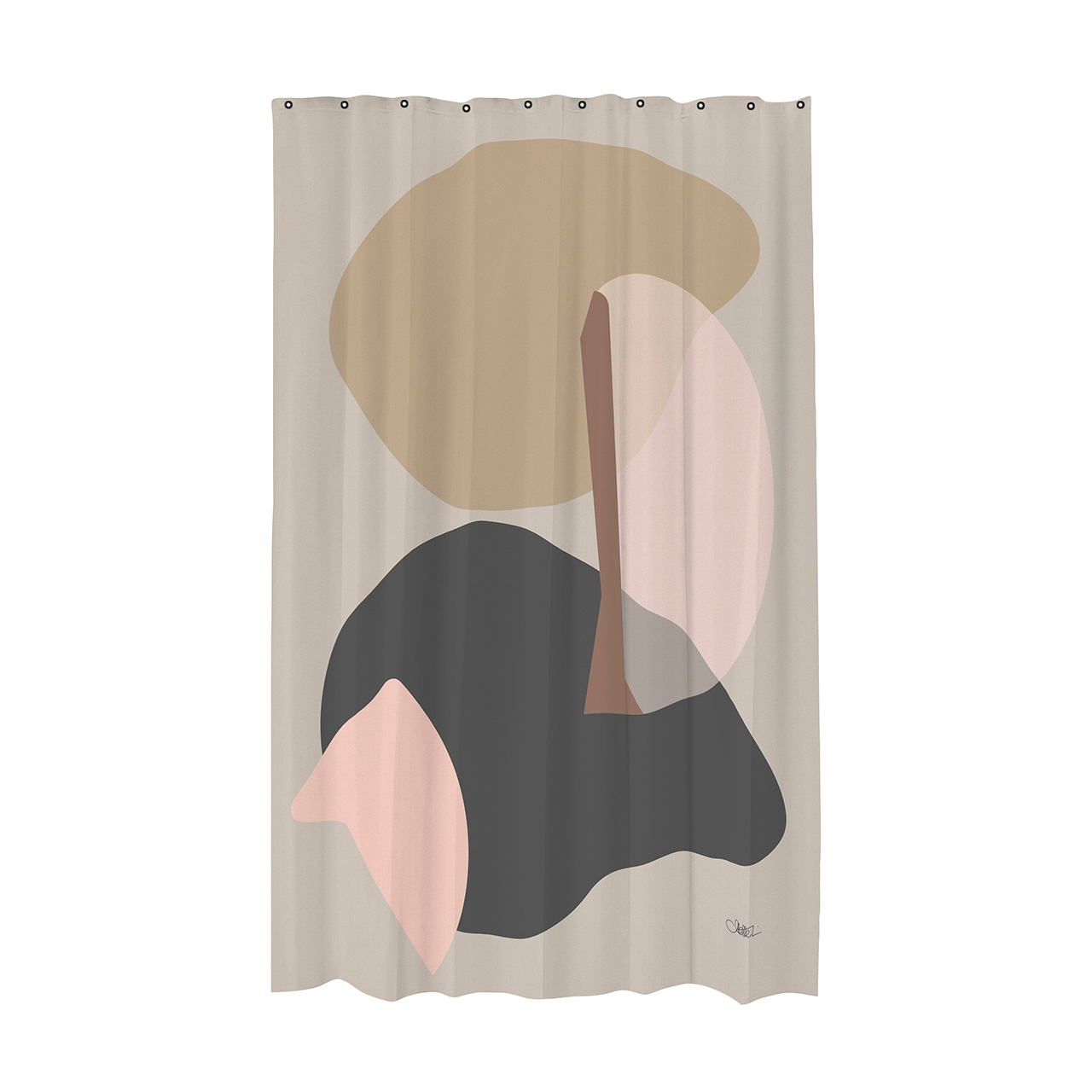Textil Duschvorhang Beige 150x200 Gallery - Mette Ditmer Textil Duschvorhang Beige 150x200 Gallery - Mette Ditmer