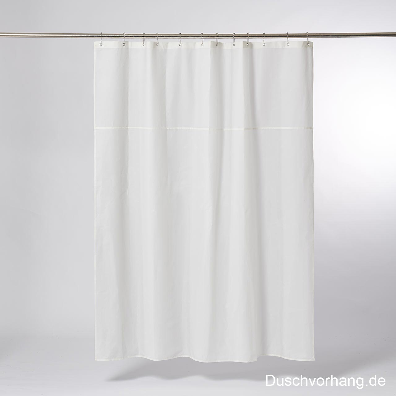 DUWAX Textil Duschvorhang Natur