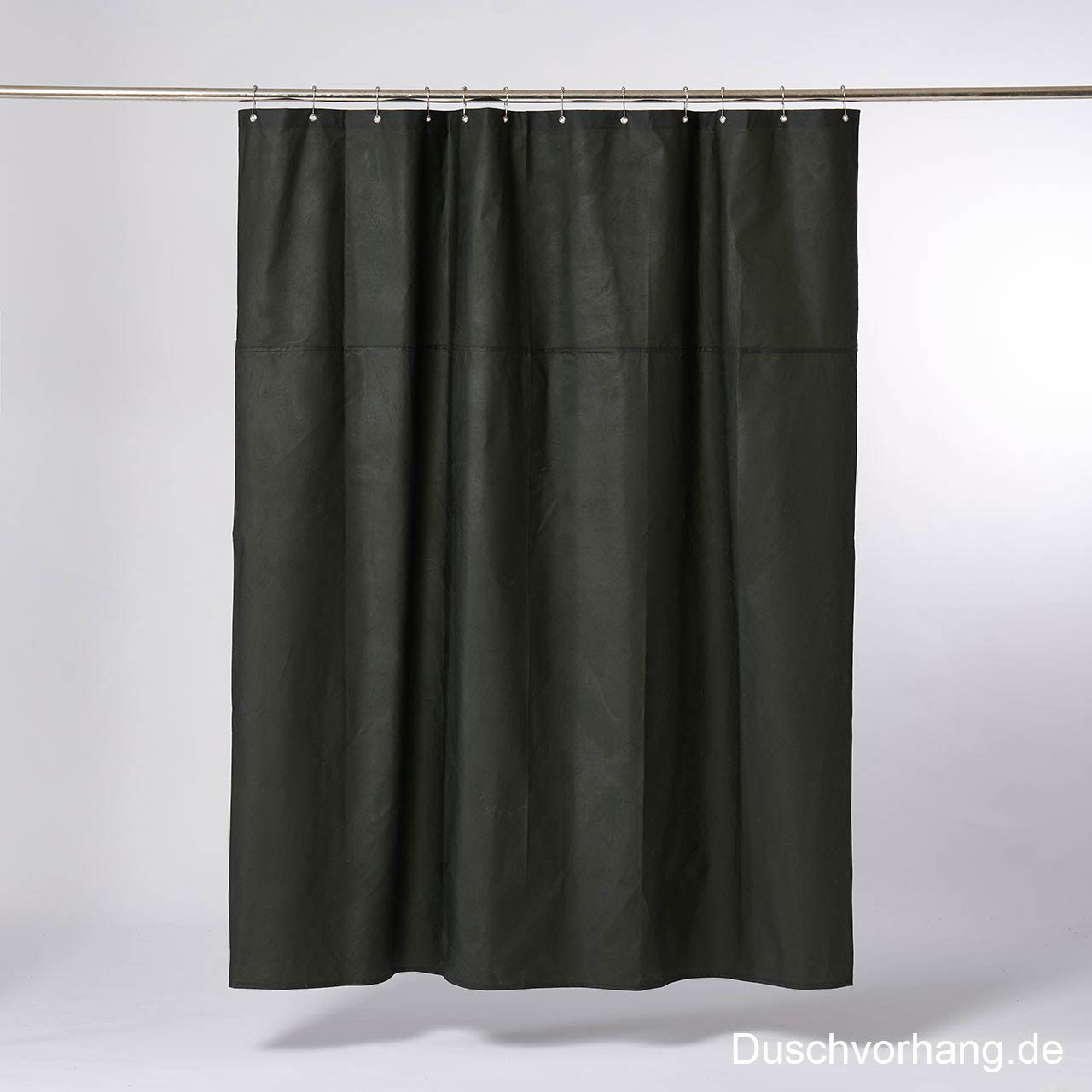 DUWAX Textil Duschvorhang Grün