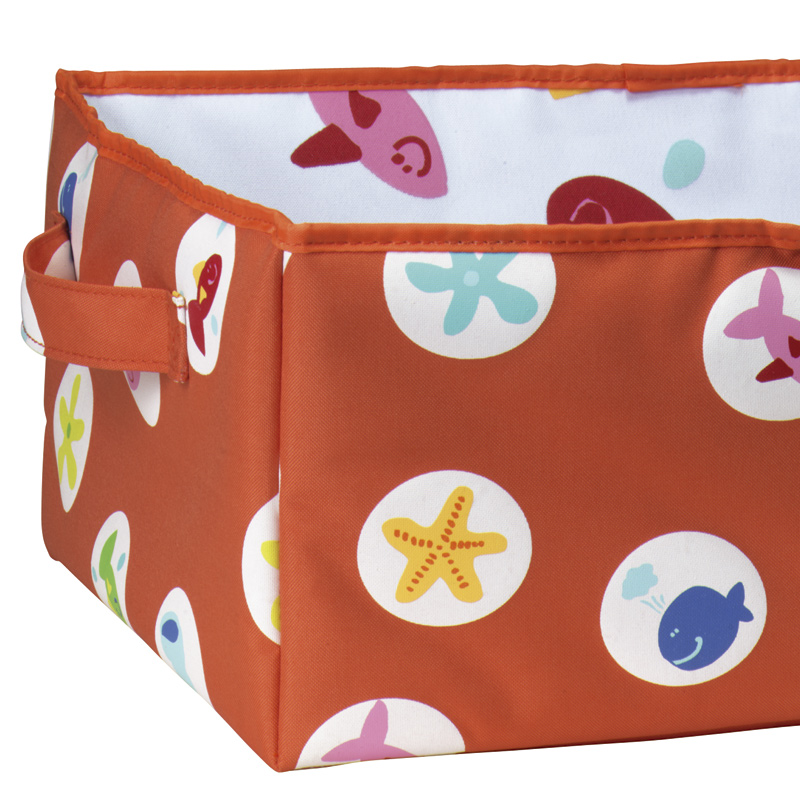 Aufbewahrungsbox 35x25x15cm Orange Fish L