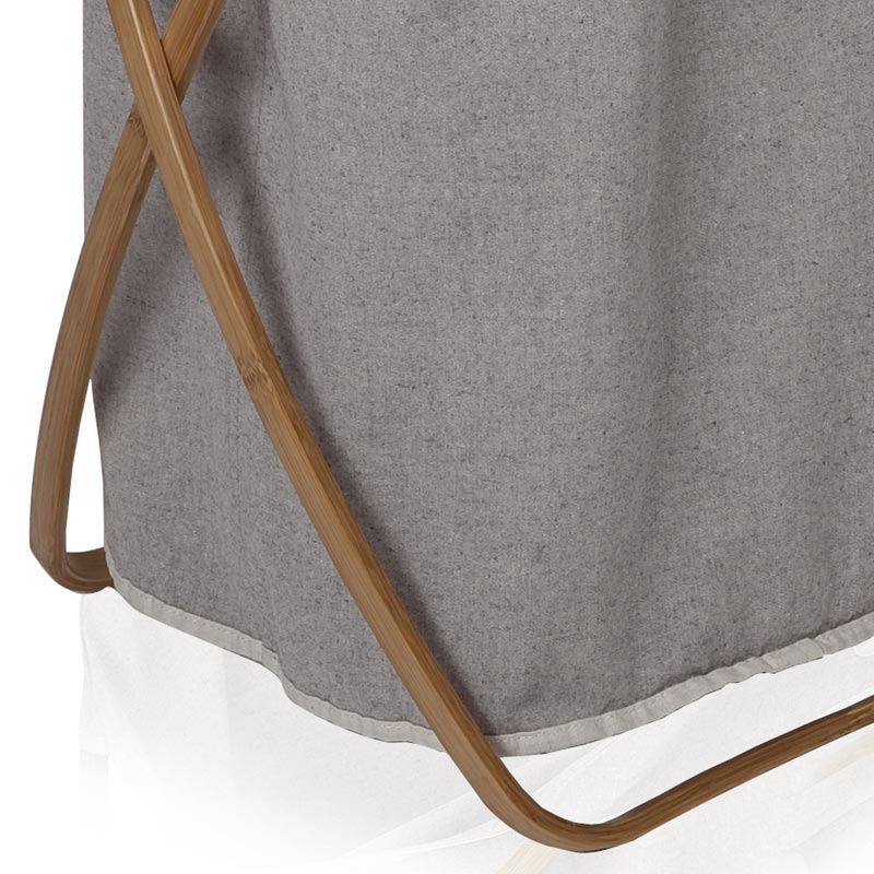 MÖVE Wäschekorb Bambus 1 Fach faltbar