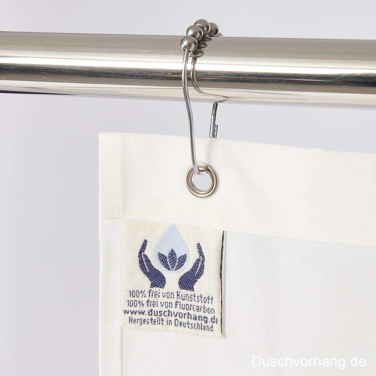 DUWAX Textil Duschvorhang Natur DUWAX Textil Duschvorhang Natur