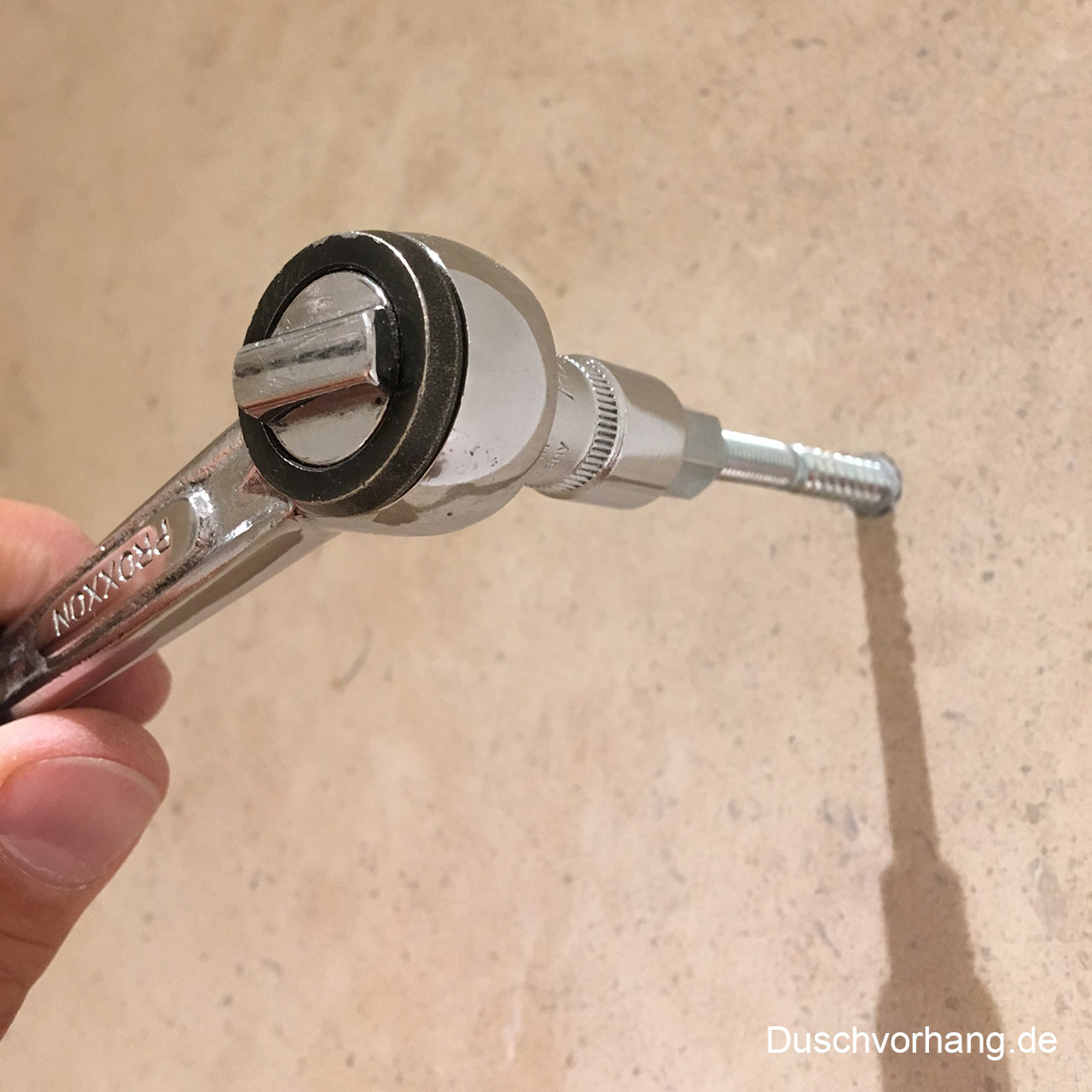 Montage Duschvorhangstange Montage Duschvorhangstange