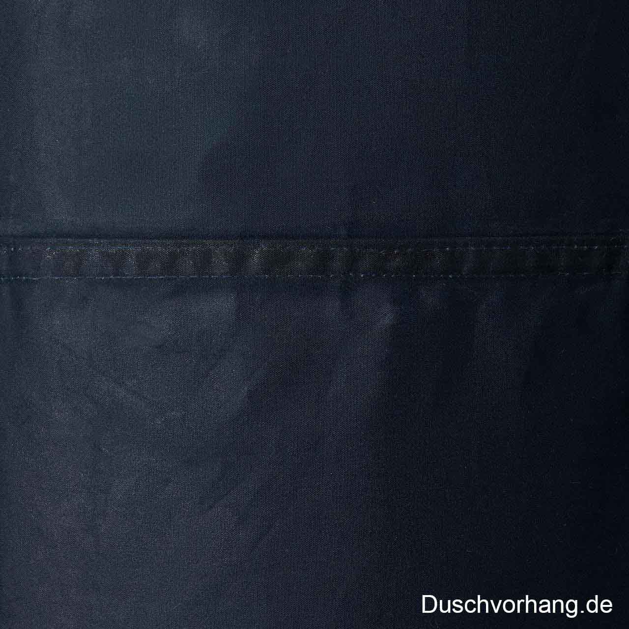 DUWAX Textil Duschvorhang Blau