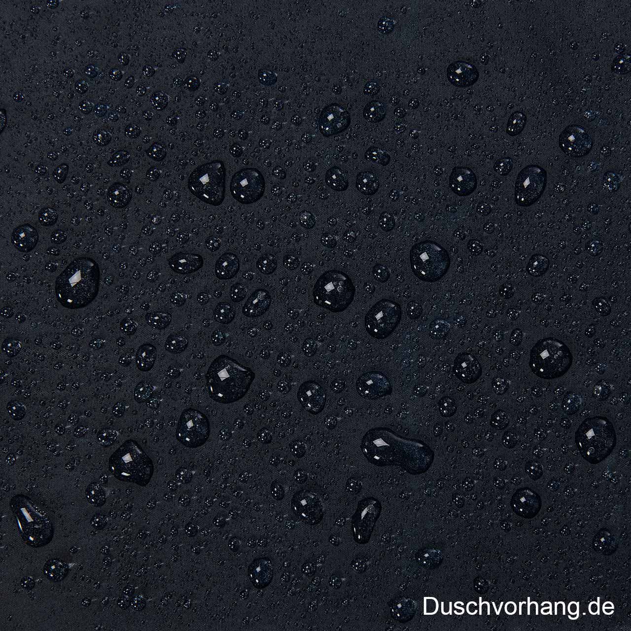 DUWAX Textil Duschvorhang Blau Natur DUWAX Textil Duschvorhang Blau Natur