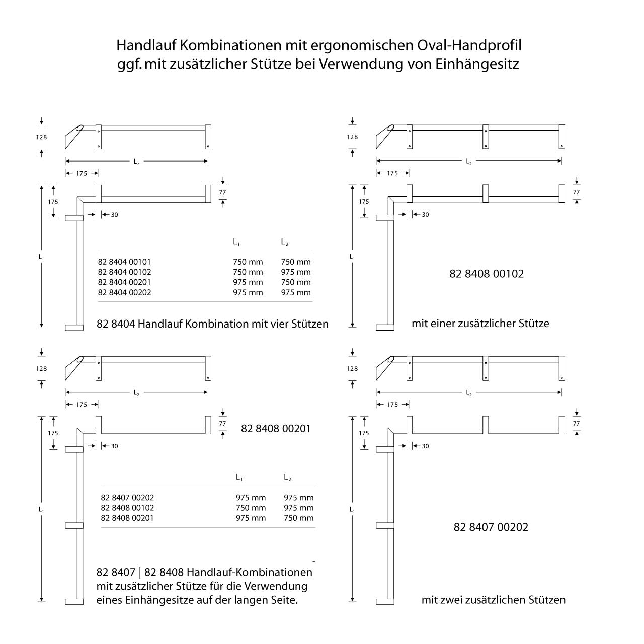 Haltegriff Eckdusche - verstärkt für Duschklappsitz - ErgoSystem A100 Haltegriff Eckdusche - verstärkt für Duschklappsitz - ErgoSystem A100
