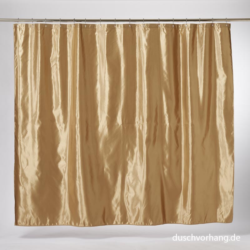 Duschvorhang Textil Gold 240x200