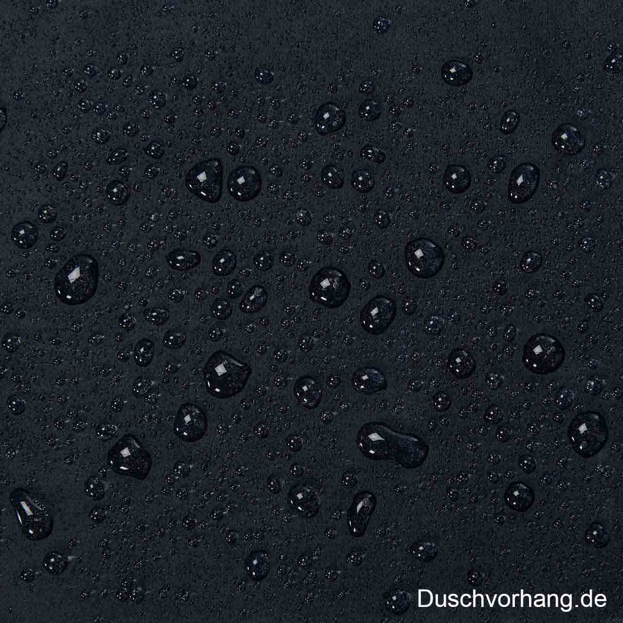 DUWAX Textil Duschvorhang Blau