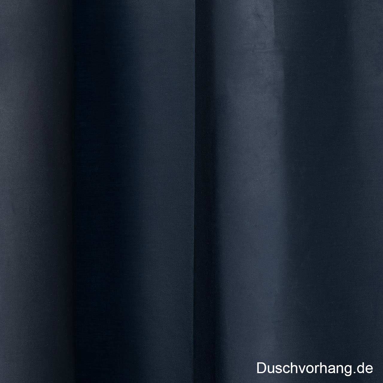 DUWAX Textil Duschvorhang Blau Natur