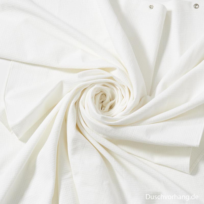 Duschvorhang Textil 180x200 Piquee Weiss Duschvorhang Textil 180x200 Piquee Weiss
