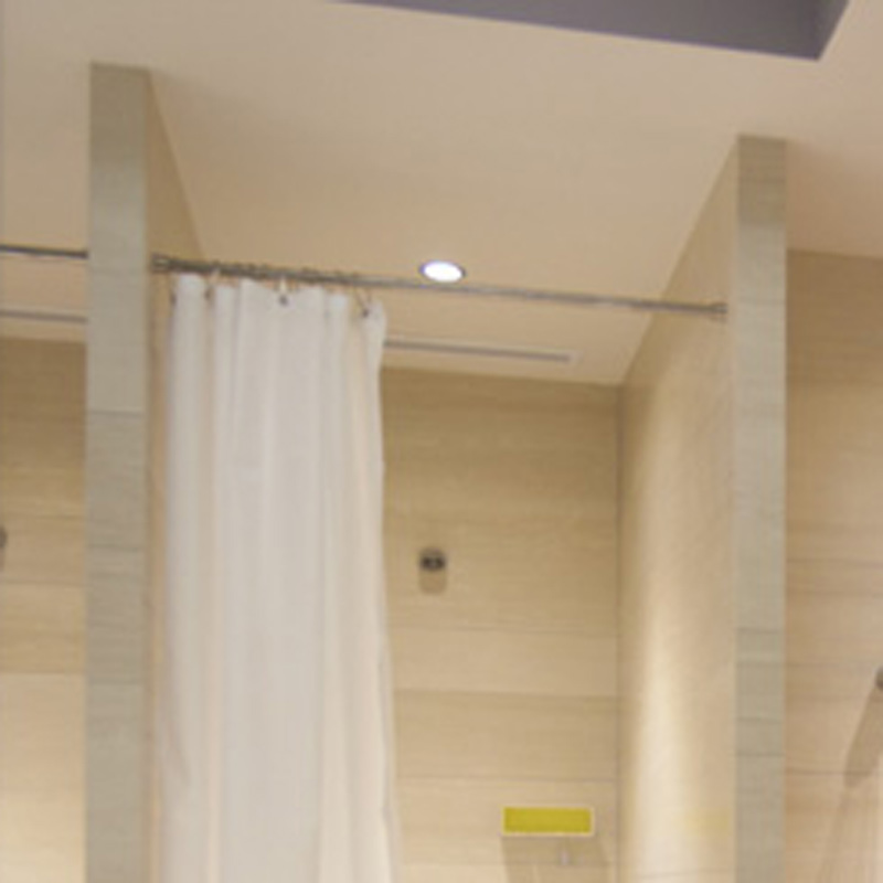 Duschvorhangstange Duschnische - 12 mm Edelstahl Duschvorhangstange Duschnische - 12 mm Edelstahl