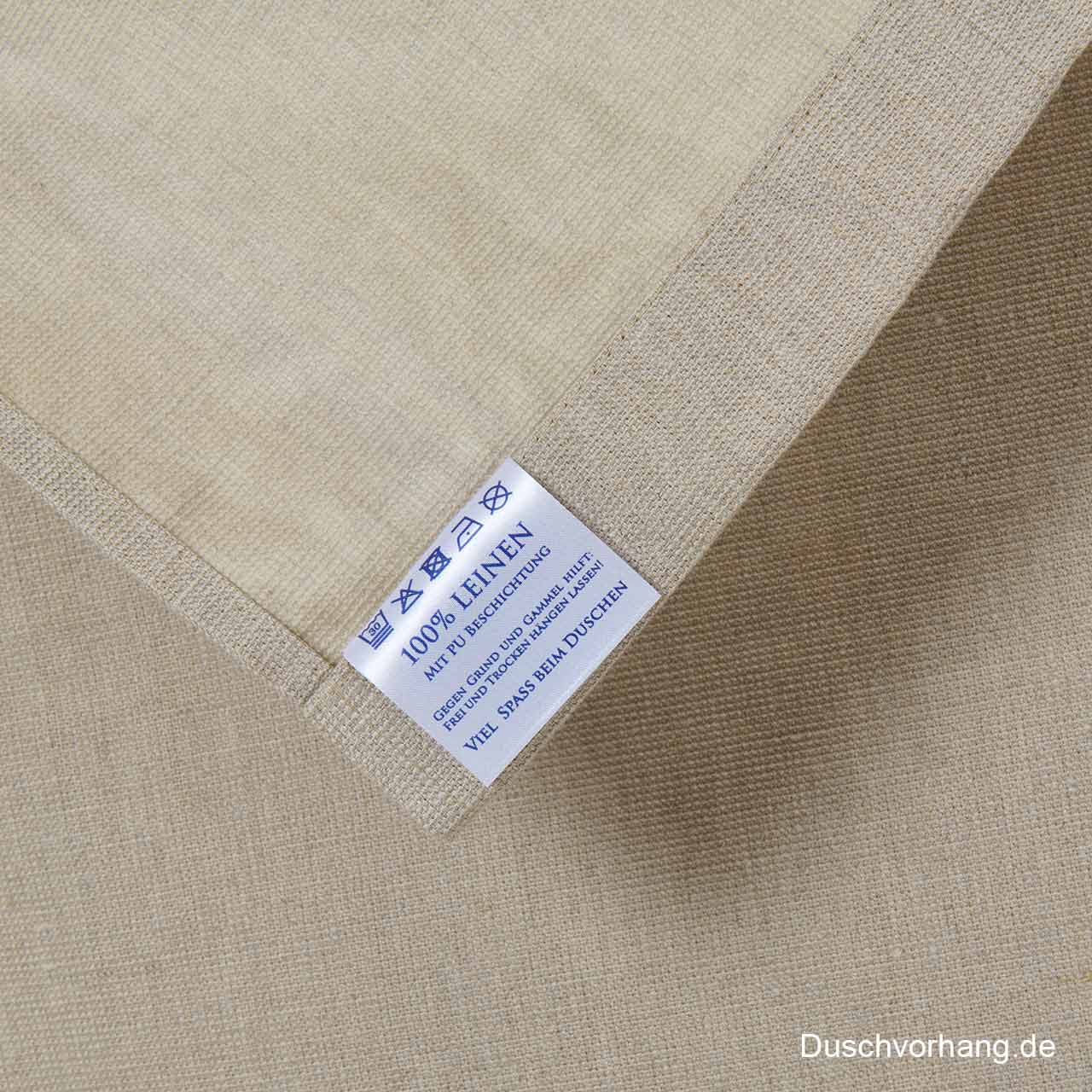 Duschvorhang Textil Leinen Duschvorhang Textil Leinen