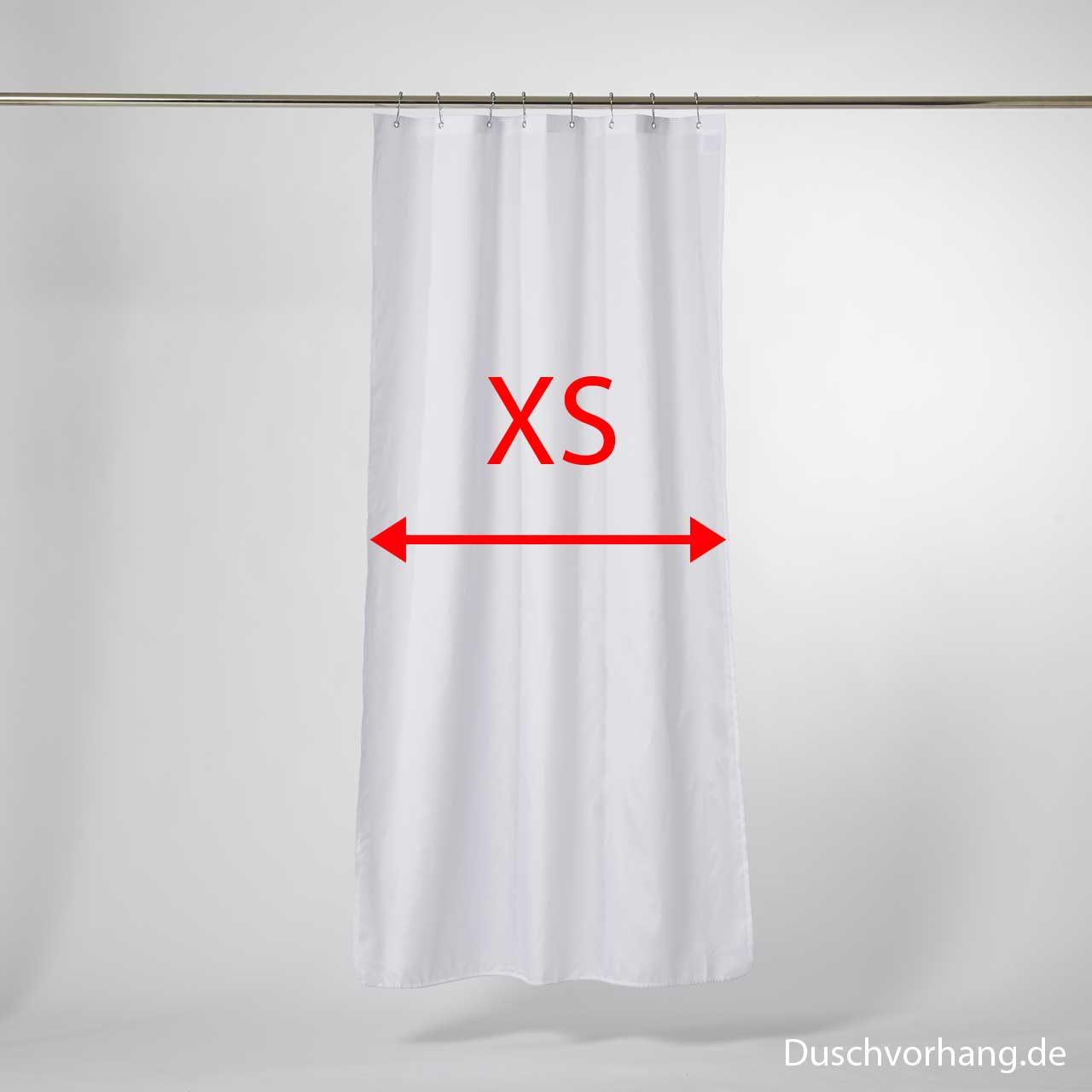 Duschvorhang Textil Weiß 90x200 Trevira CS Duschvorhang Textil Weiß 90x200 Trevira CS