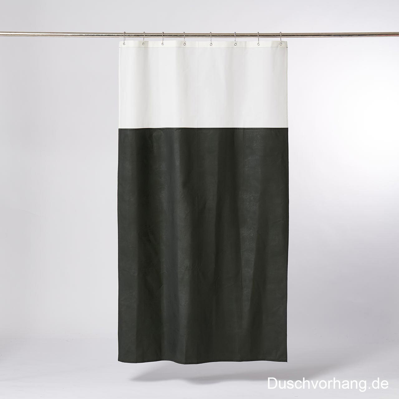 DUWAX Textil Duschvorhang Grün Natur