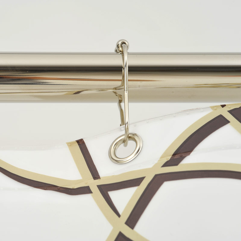 Duschvorhang 180x200 SPAGHETTI Beige Braun Duschvorhang 180x200 SPAGHETTI Beige Braun