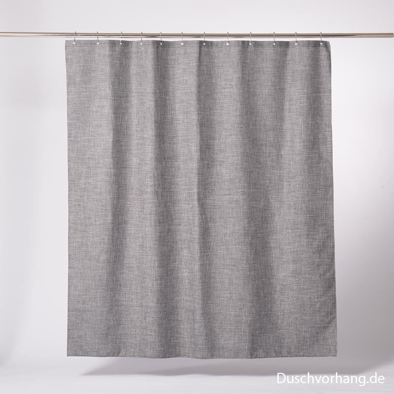 Textil Duschvorhang Graphit Grau 180x200 Textil Duschvorhang Graphit Grau 180x200