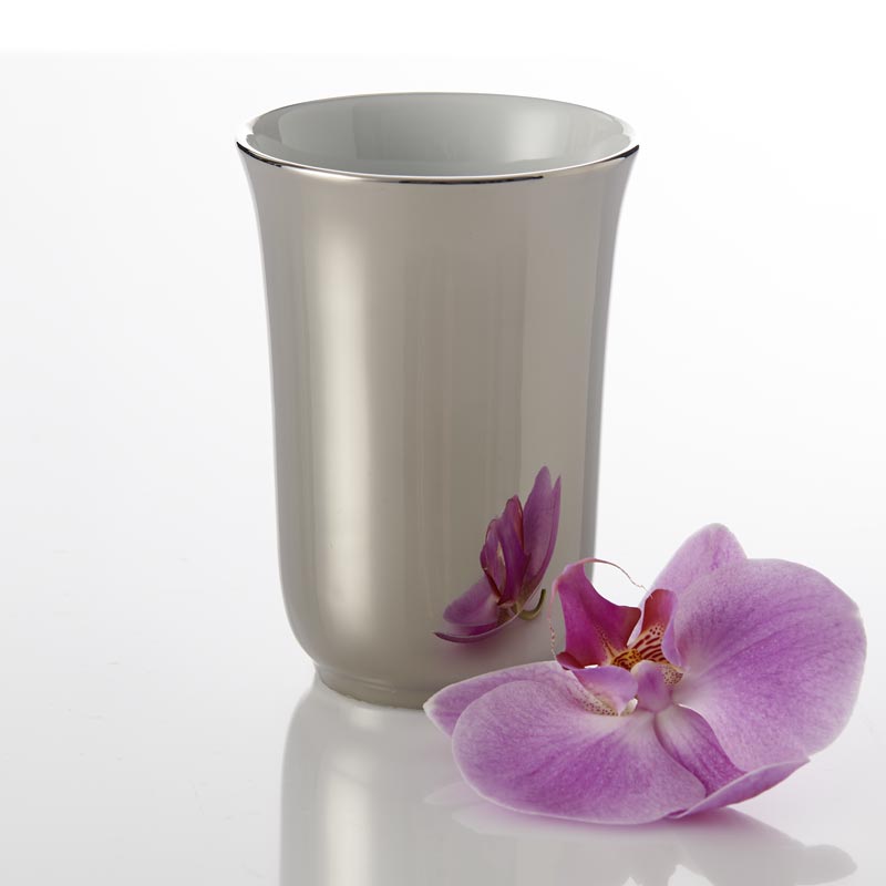 Mundspülbecher Porzellan Platin Mundspülbecher Porzellan Platin