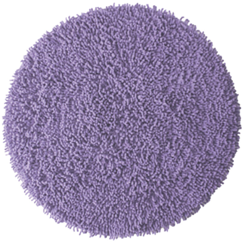 Badteppich rund Chenille Violet Tulip